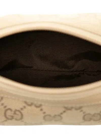 Pre-owned Gucci 2000-2015 Gg Canvas Pouch In Brown