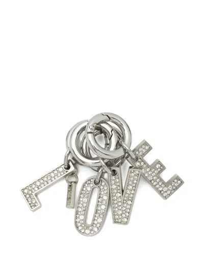 水钻吊饰心形钥匙扣