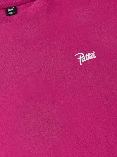 Patta Crewneck T-shirt In Pink