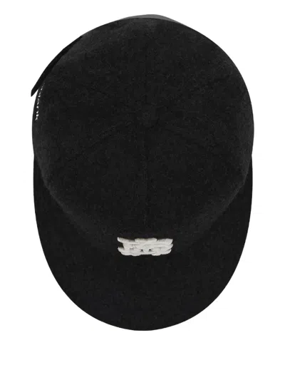 Aboutblank Embroidered-monogram Cap In Black