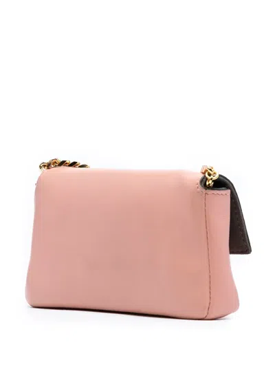 Pre-owned Fendi 2010-2025 Micro Nappa Baguette Satchel In Pink