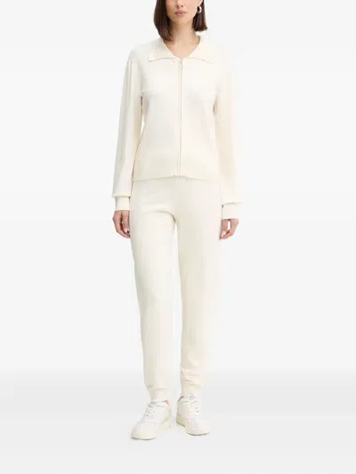 Liu •jo Logo-embellished Tracksuit In Neutral