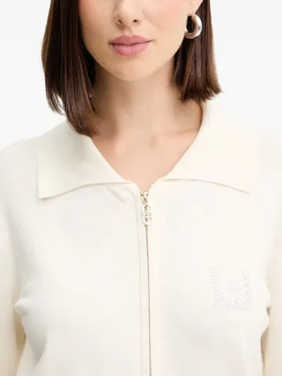 Liu •jo Logo-embellished Tracksuit In Neutral