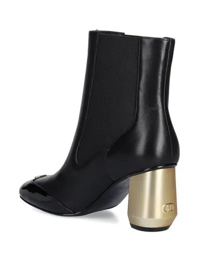 Liu •jo 75mm Logo-appliqué Ankle Boot In Black