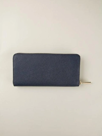 Shop Michael Michael Kors 'jet Set Travel' Continental Wallet In Blue