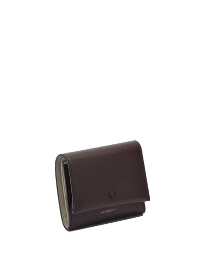 Givenchy Compact Daytime Wallet For Essentials In Brown