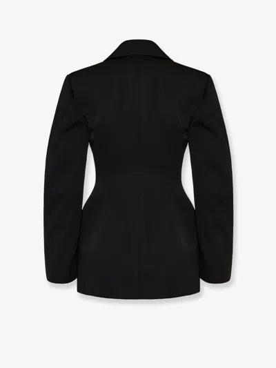 Givenchy Wool Single-breasted Jacket In Black