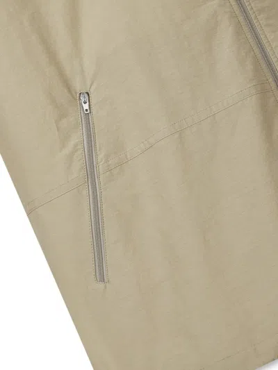 Studio Tomboy Detachable-sleeve Zip-front Jacket In Neutral