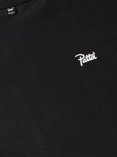 Patta Logo-print T-shirt In Black