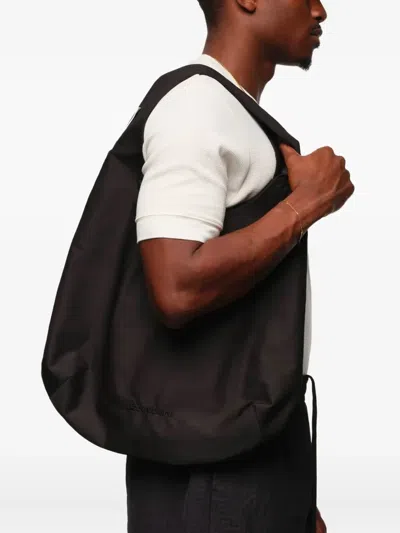 Aboutblank Embroidered-logo Tote Bag In Black