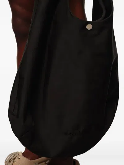 Aboutblank Embroidered-logo Tote Bag In Black