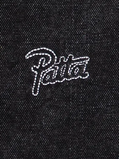Patta Zip-fastening Logo-embroidered Jacket In Black