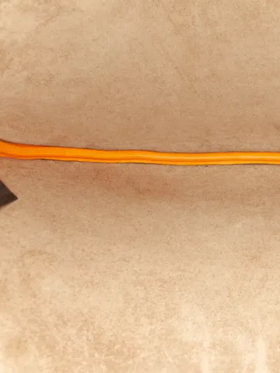 Pre-owned Fendi 2010-2025 Small Leather Croissant Hobo Bag In Orange