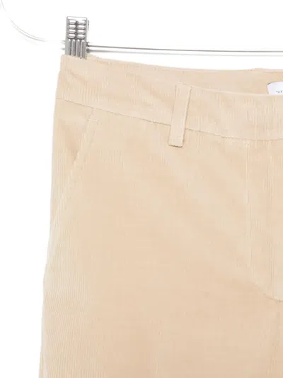 Pt Torino Corduroy Trousers In Neutral