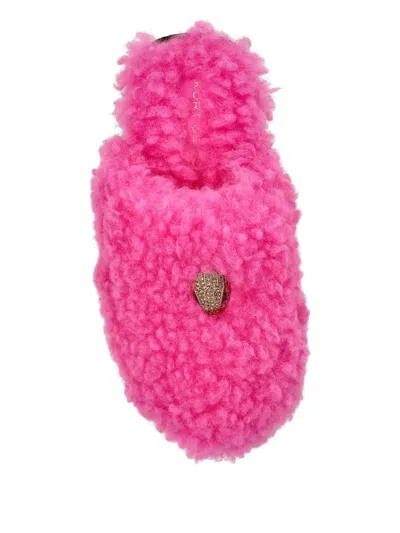 Kurt Geiger Kensington Embellishment Slippers In Pink
