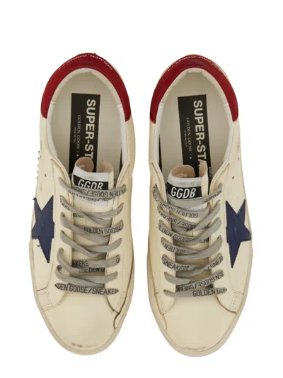 Golden Goose Superstar Multicolor Low Top Sneakers With Logo Patch On The Tongue And Contrasting Heel With Logo L In Animal Print