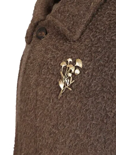 Golden Goose Women "journey" Coat In Brown