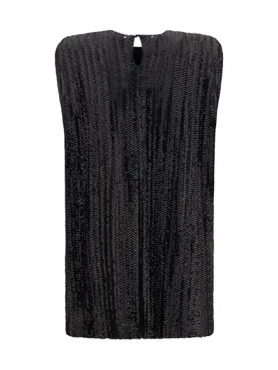 Golden Goose Women Sequined Mini Dress In Black