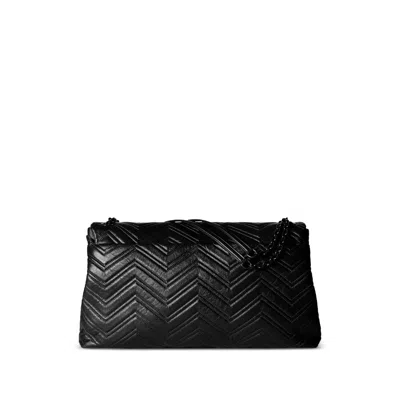 Gucci Gg Marmont Medium Shoulder Bag In Black