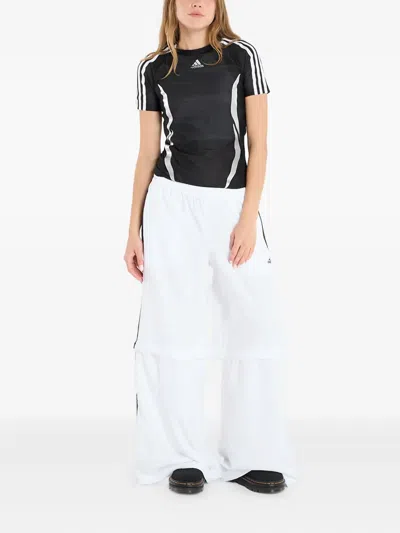 Adidas Originals Three-stripe Adilenium Track Trousers In White