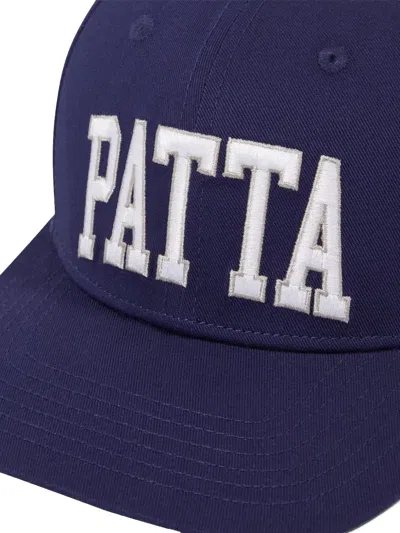 Patta Logo-embroidered Baseball Cap In Blue