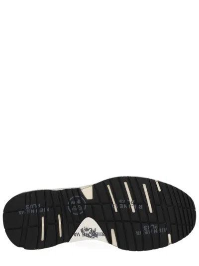 Premiata Mase-d Silver Sneakers In White