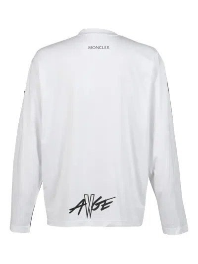 Moncler Long-sleeved T-shirt In Black