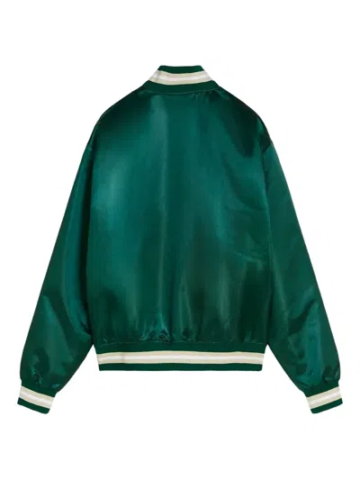 Patta Button-fastening Bomber Jacket In Green