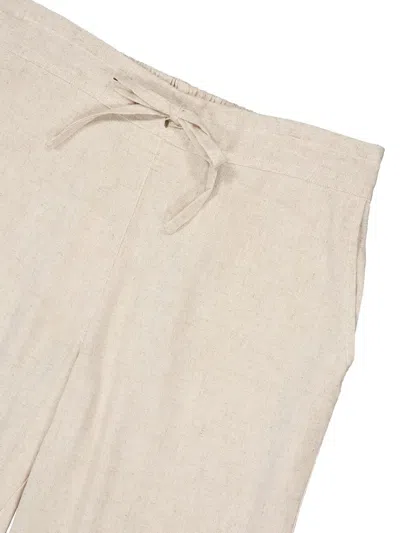 Spiritum Tulum Palmita Drawstring Trousers In Neutral