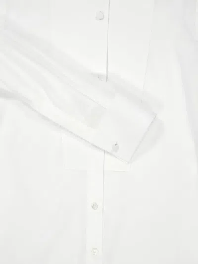 Tom Ford Tailored Black Smoking Shirt With Crisp Collar In White