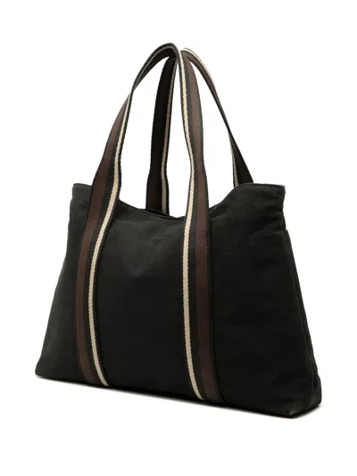 Pre-owned Hermes 2000-2025 Canvas Sac Troca Horizontal Mm Tote Bag In Black