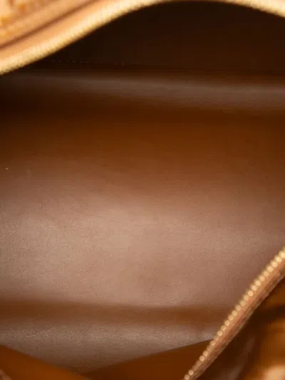 Pre-owned Louis Vuitton 2000 Monogram Vernis Tompkins Square Handbag In Brown