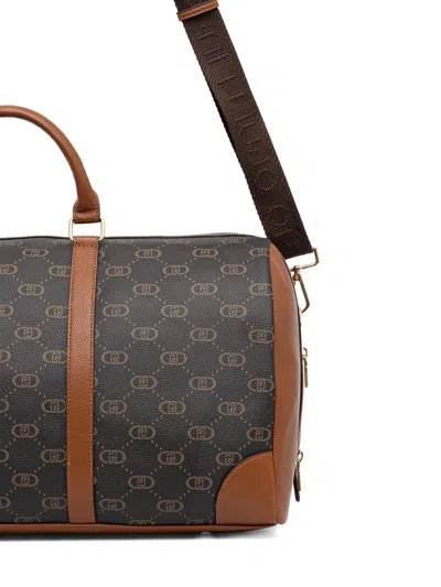 Liu •jo Monogram-pattern Top-handle Luggage In Brown
