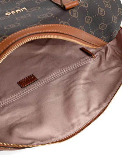 Liu •jo Monogram-pattern Top-handle Luggage In Brown