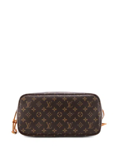 Pre-owned Louis Vuitton Neverfull Monogram Canvas Mm Tote Bag In Brown