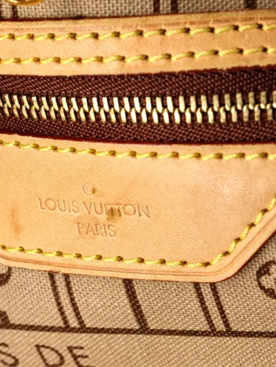 Pre-owned Louis Vuitton Neverfull Monogram Canvas Mm Tote Bag In Brown