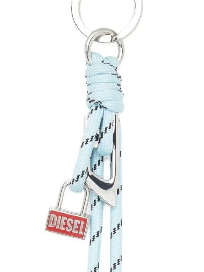 Diesel Padlock Rope Charms Keyrings In Blue