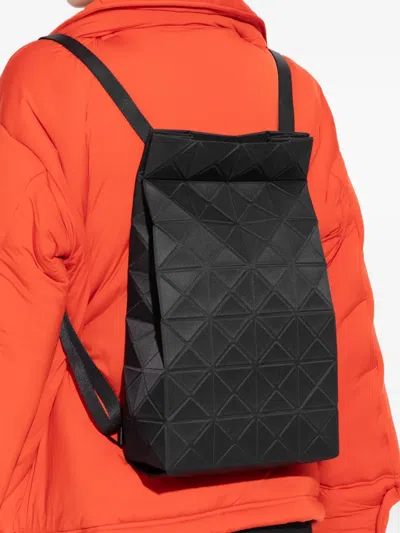 Bao Bao Issey Miyake Geometric-pattern Backpack In Black