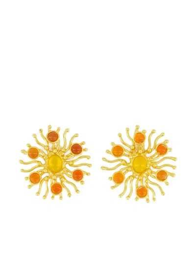 Sylvia Toledano Sunshine Earrings In Gold