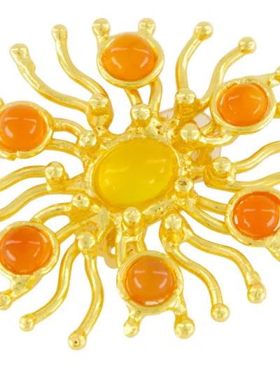 Sylvia Toledano Sunshine Earrings In Gold