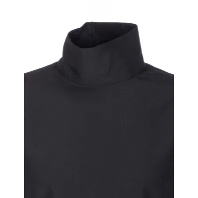 Gucci Technical Panama Shirt Shirt And Blouse Black In Black