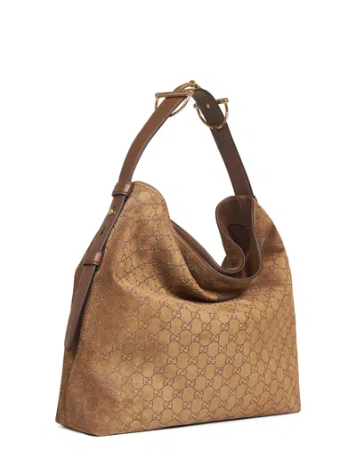 Gucci Brown  Beatrix Large Shopping Bag<br/> In Pattern