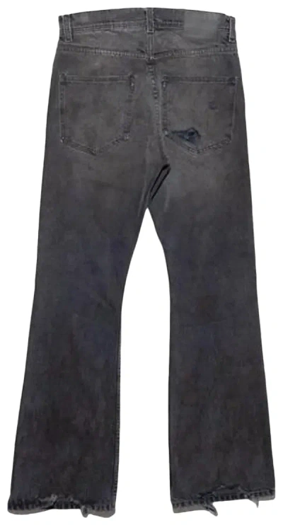 Enfants Riches Deprimes Flared Denim Cotton Jeans In Gray