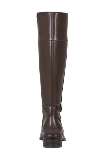 Bandolino Women's Dennie Wide Calf Knee High Riding Boots In Brown