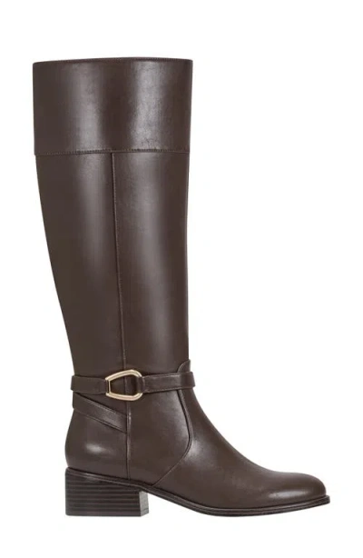 Bandolino Women's Dennie Wide Calf Knee High Riding Boots In Brown