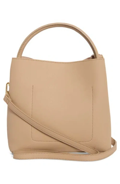 Nanette Lepore Kamilah Front Tie Bucket Bag In Neutral