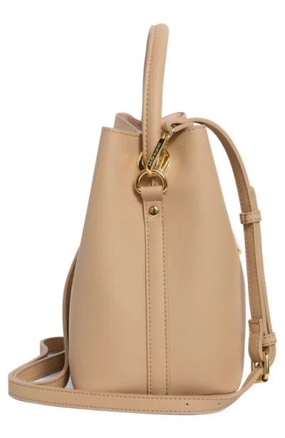 Nanette Lepore Kamilah Front Tie Bucket Bag In Neutral