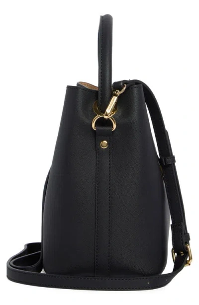 Nanette Lepore Kamilah Front Tie Bucket Bag In Black