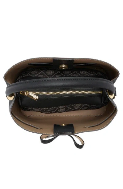 Nanette Lepore Kamilah Front Tie Bucket Bag In Black