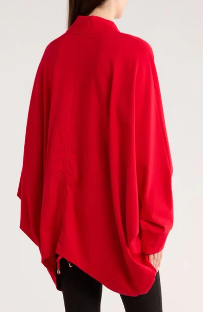 Patrizia Luca Cocoon Jacket In Red